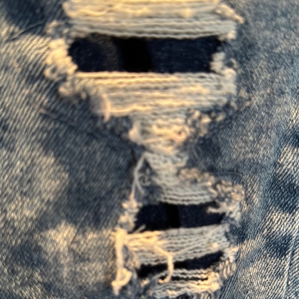 Vanilla star rip and repair ankle denim jeans NWT 0/24 - Picture 6 of 13